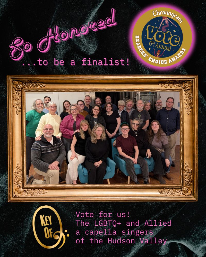 Vote for Key of Q in the Chronogram Readers Choice Awards https://tinyurl.com/VoteForKeyOfQ