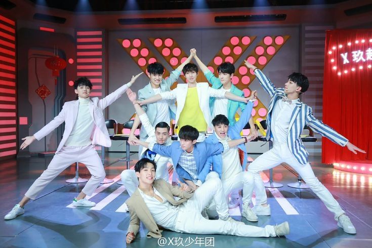 A pic of X-NINE boy band
