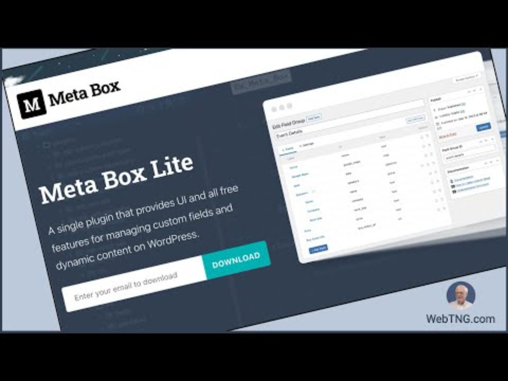 Introducing Meta Box Lite