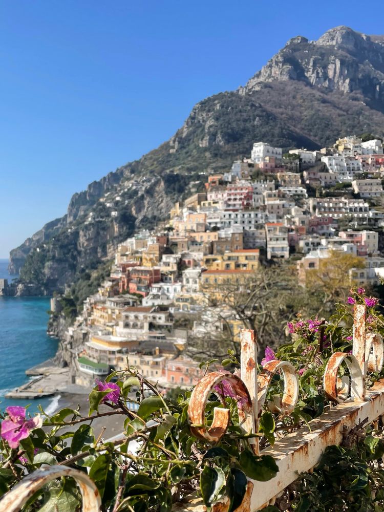 The path to Positano, Italy 