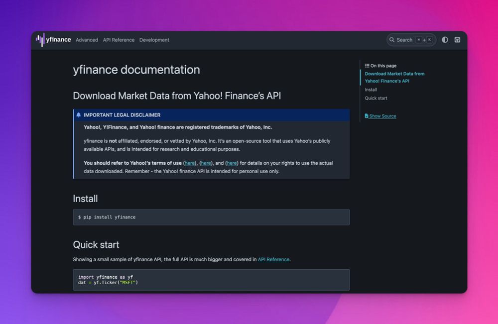 You can try the Yfinance Python library, which downloads market data from Yahoo Finance via API, including stock information prices, historical market data, etc. 

It's only for research and educational purposes due to rate limitations.
https://ranaroussi.github.io/yfinance/