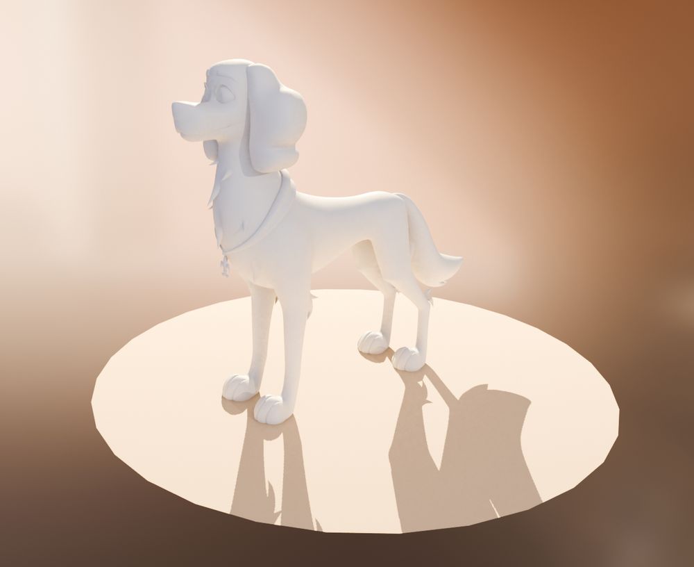 Blender 3D model of Belfort from the Belfort & Lupin TV Show