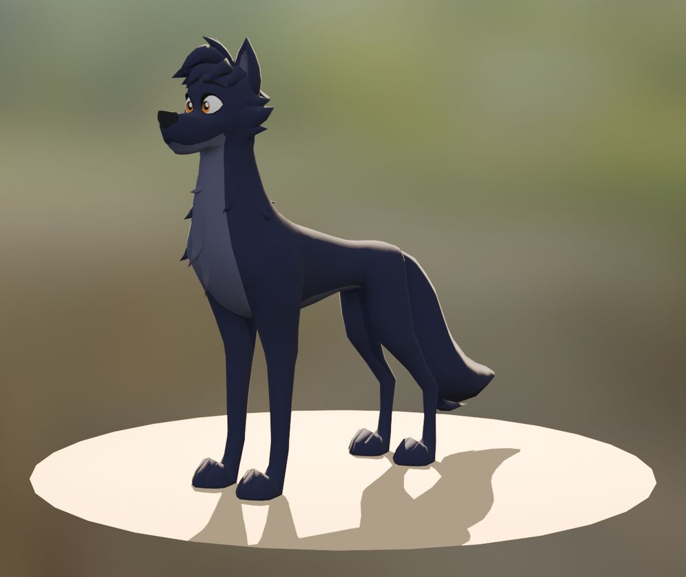 Blender 3D model of Lupin from the Belfort & Lupin TV show