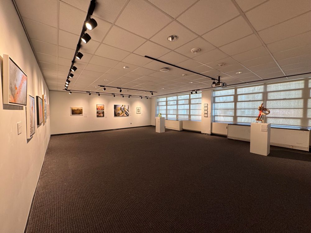 Carney 203 Art Gallery at Boston College.