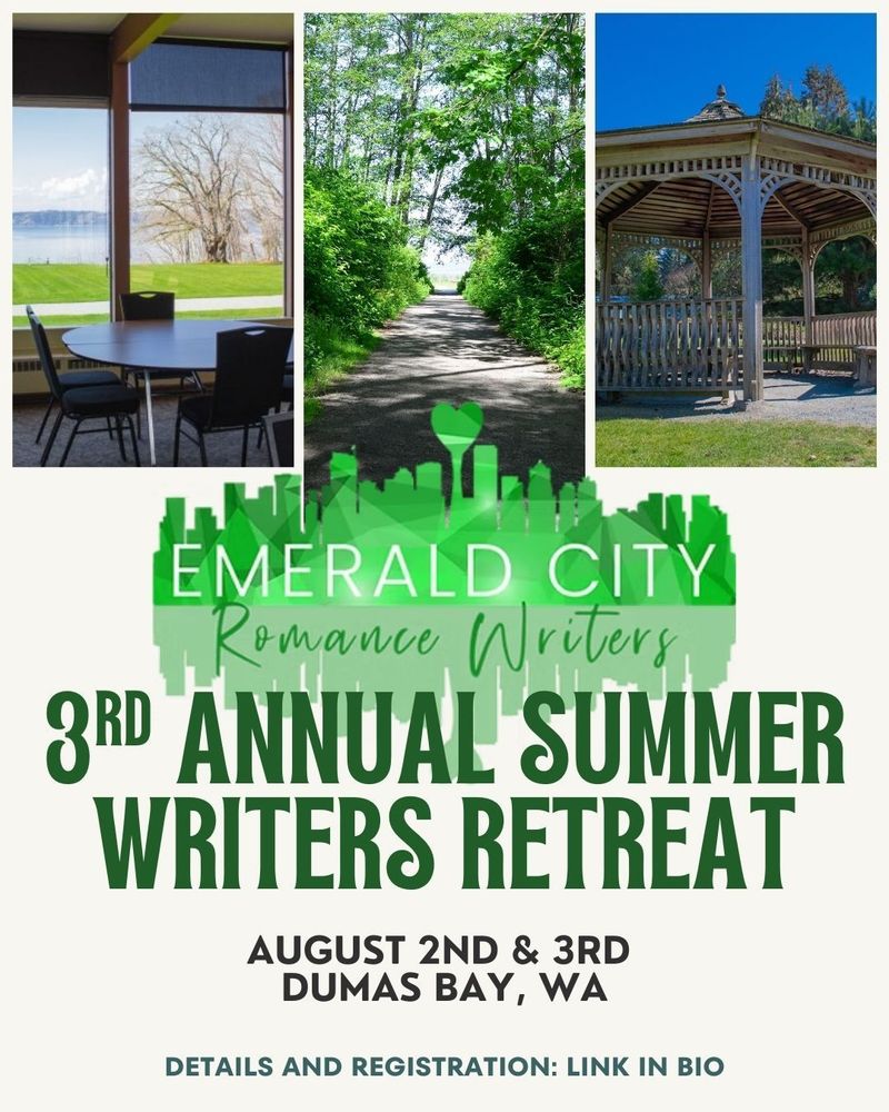ECRW's 3rd Annual Summer Writer's Retreat. August 2nd and 3rd. Dumas Bay, WA. Details and Registration: Link in bio.