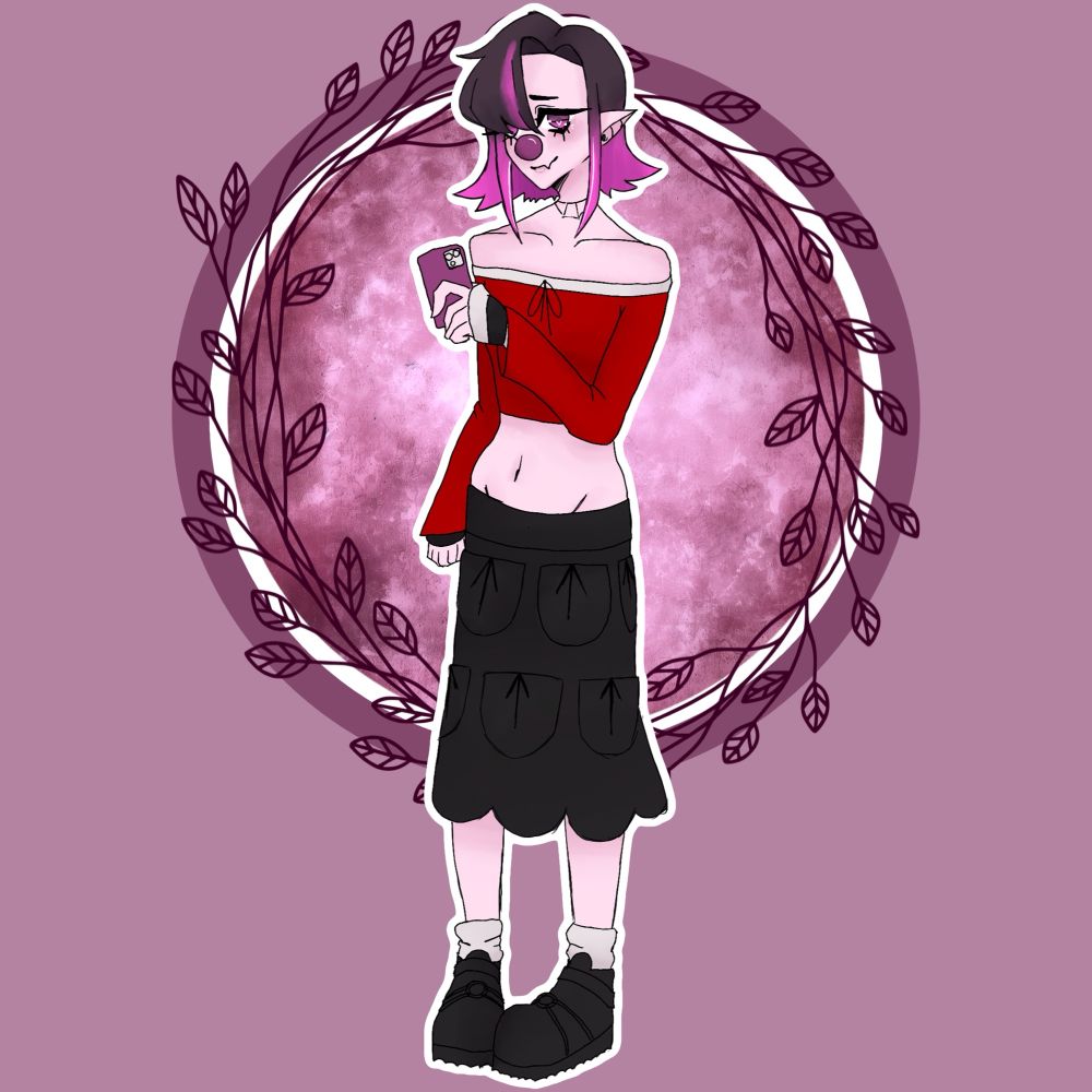 my vtuber :) in one of my outfits !