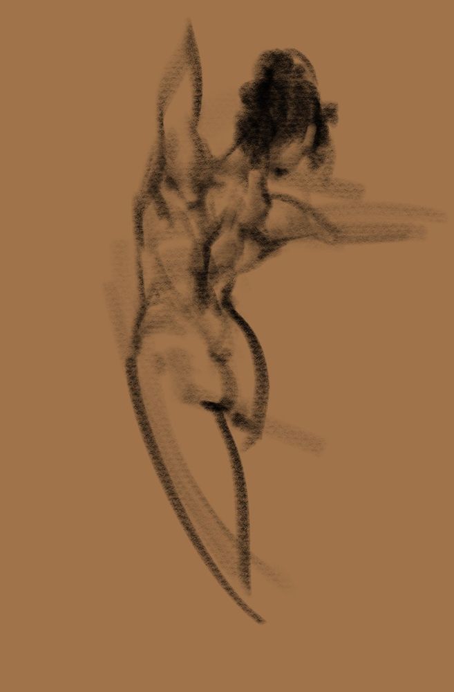 Figure Drawing, 10 min, Procreate