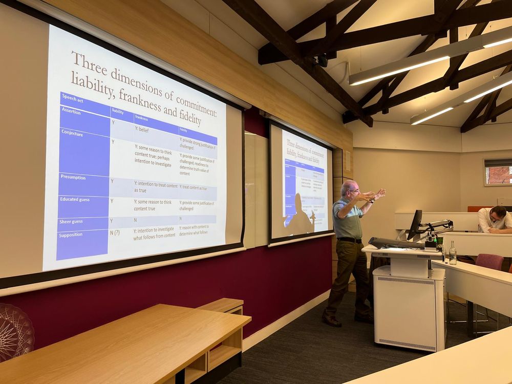 Mitch Green giving a talk at Warwick