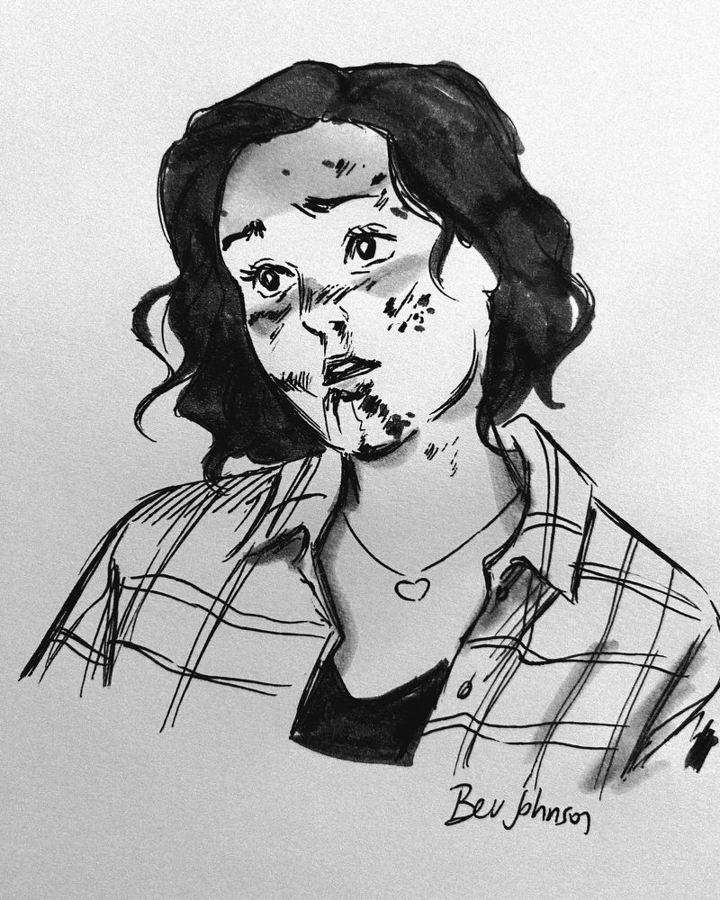 adult shauna covered in blood 
