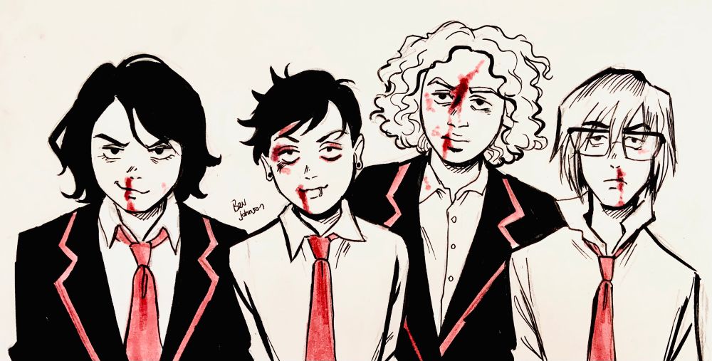 MCR I’m not okay sketch 