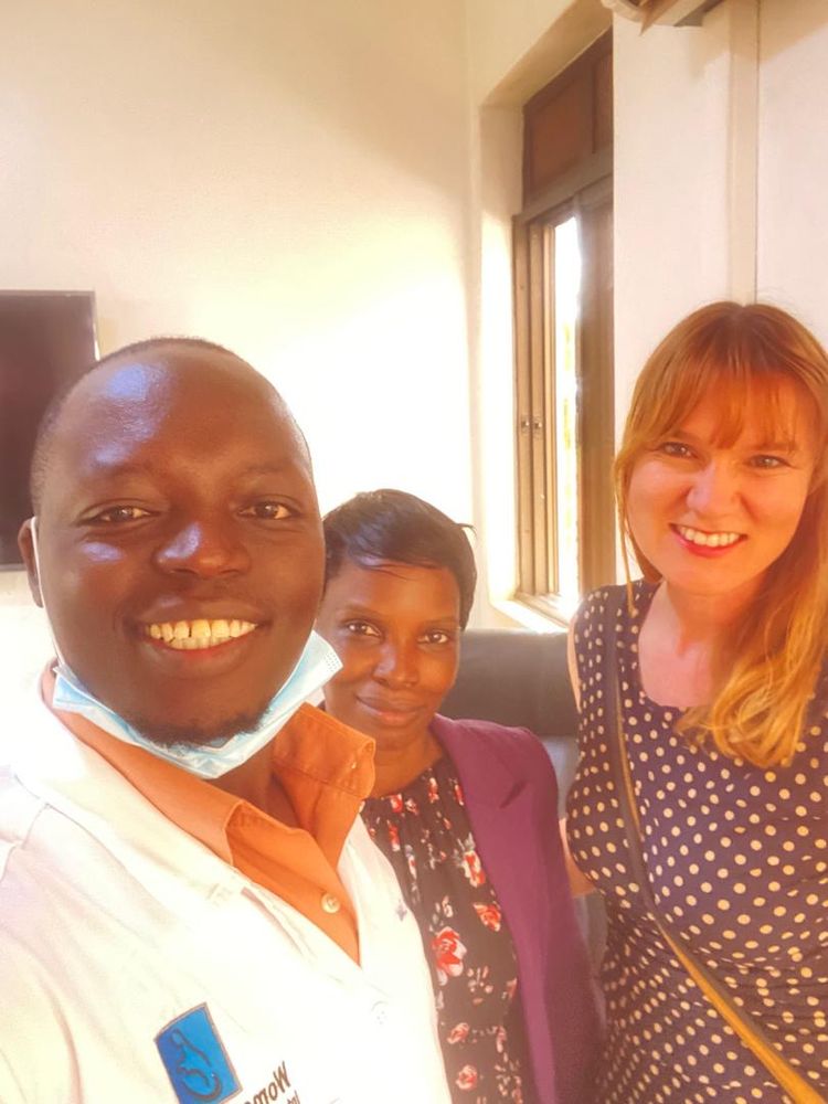 OP and two Ugandan doctors 