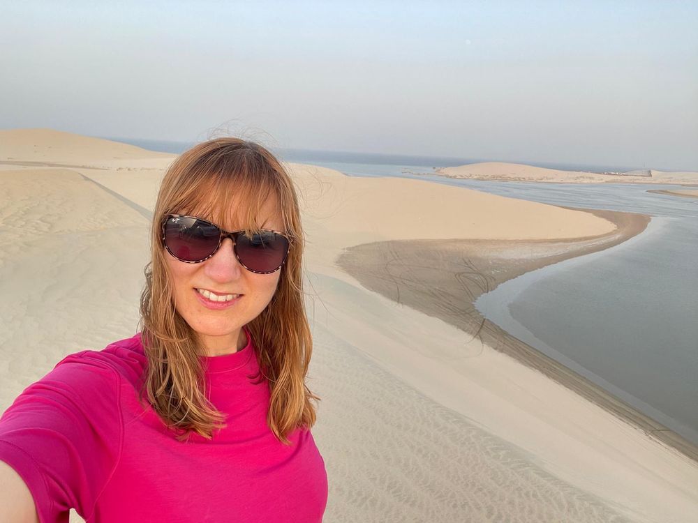 Selfie of OP in desert