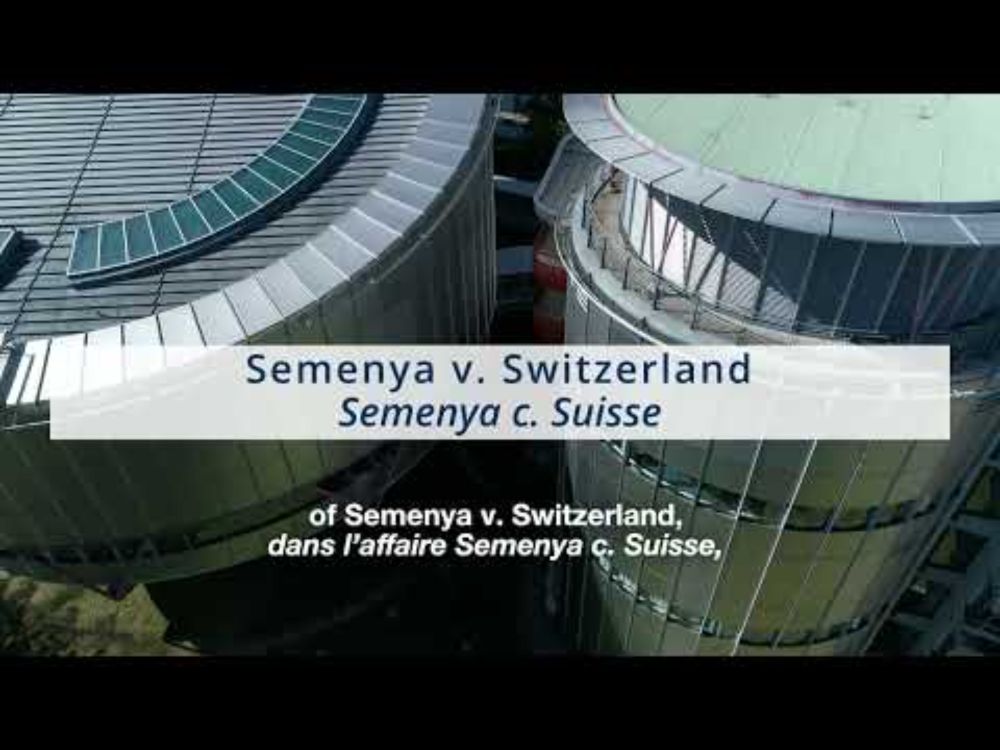Video explainer on the case of Semenya v. Switzerland