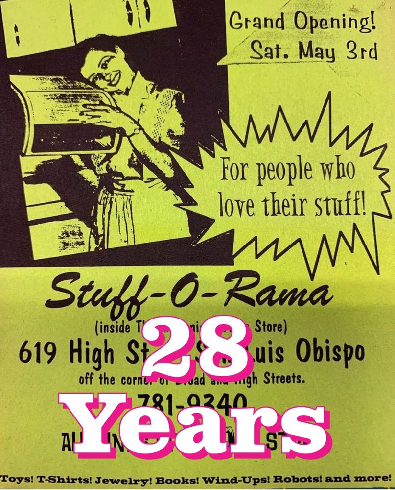 Stuff-O-Rama 28th Year Anniversary 