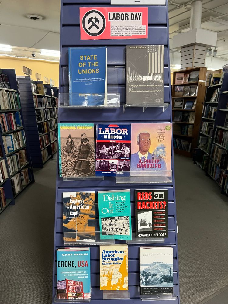 Every year I make this display because I’m at work every Labor Day 
