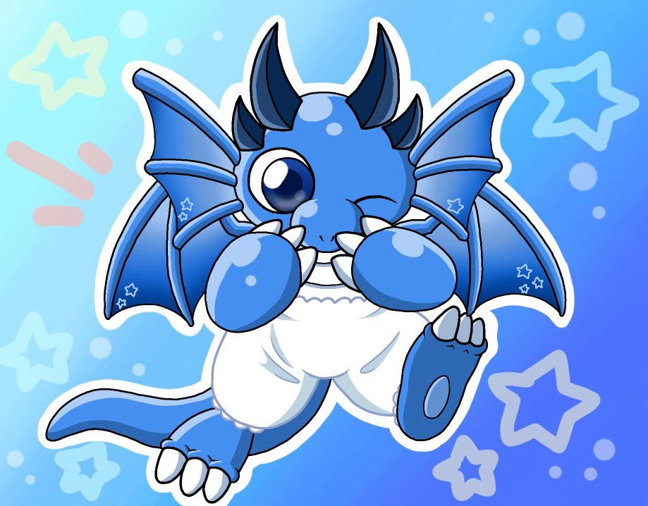 かぼちゃパンツを穿いたドラゴンくん