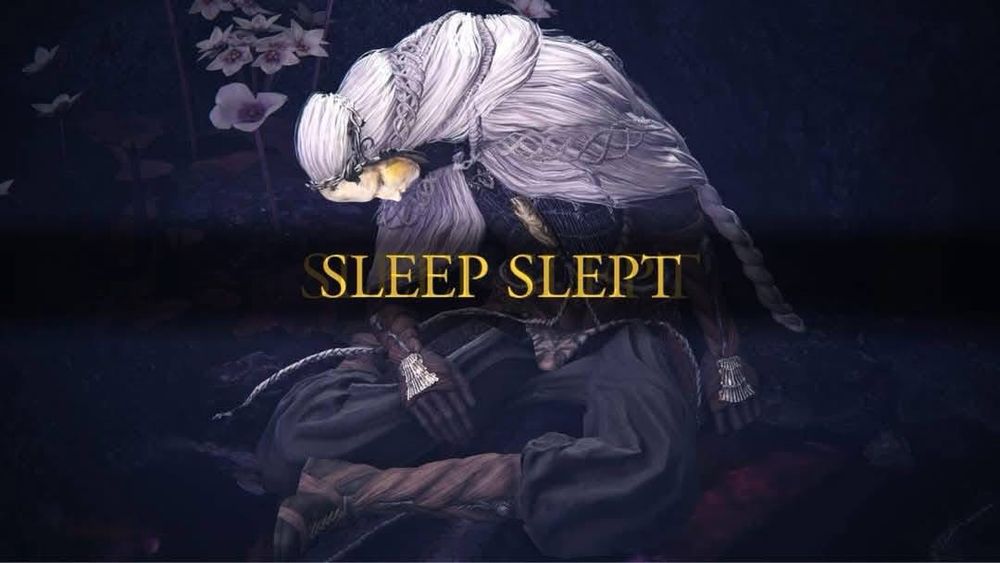 souls style meme with text: you died