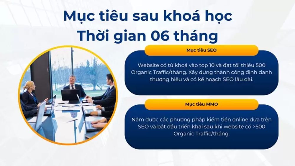 Khóa học SEO Mentor 1:1 có cam kết