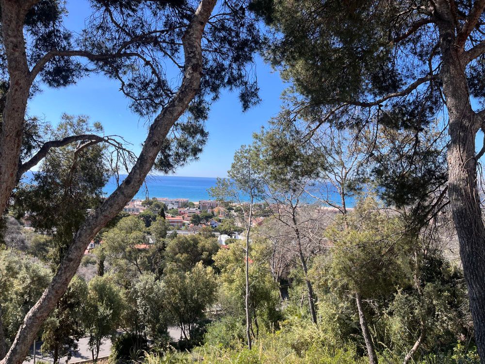 View from the Castelldefels Rey Don Jaime hotel