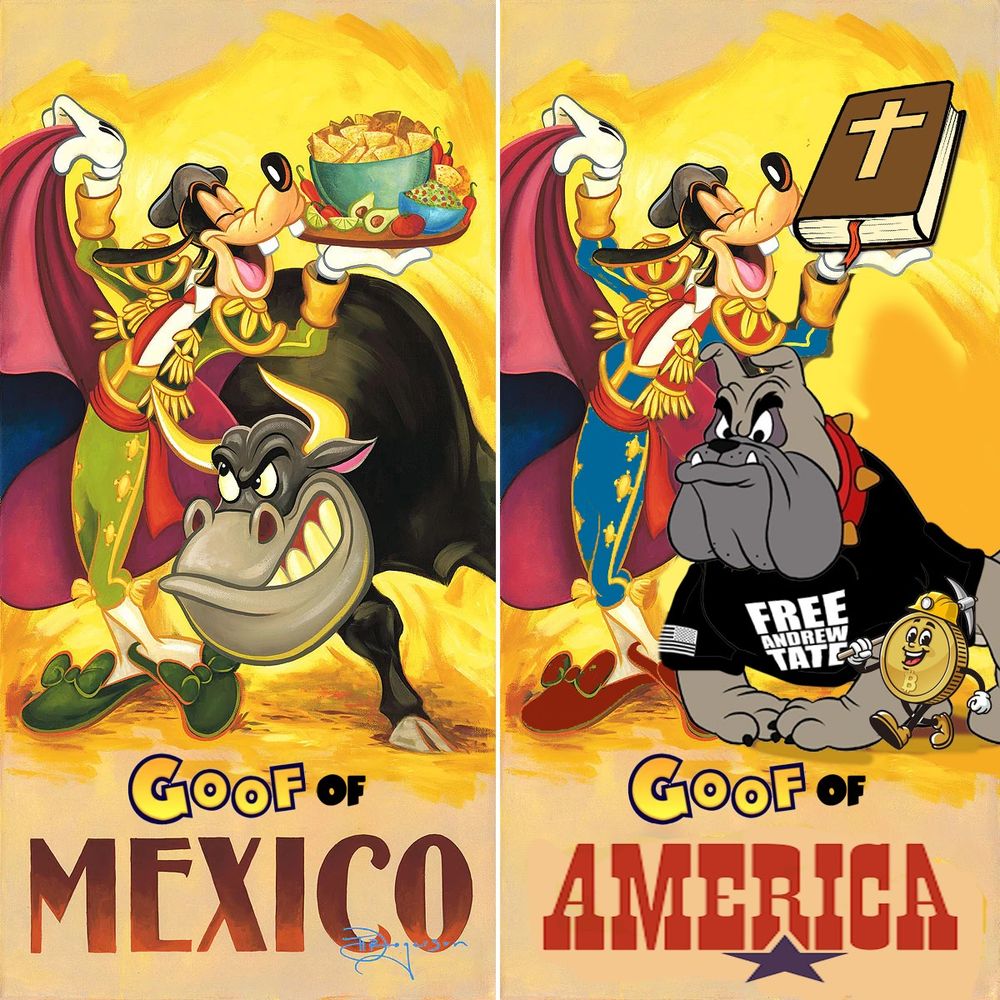 left: Tim Rogersons original piece
right:  The new Improved Homelander edition