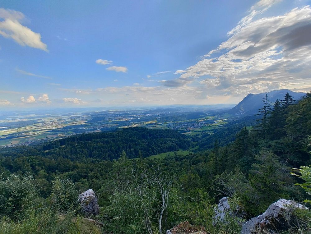 Final view above flat land