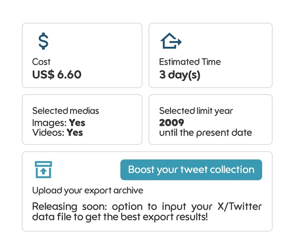 BlueArk Boost your tweet collection