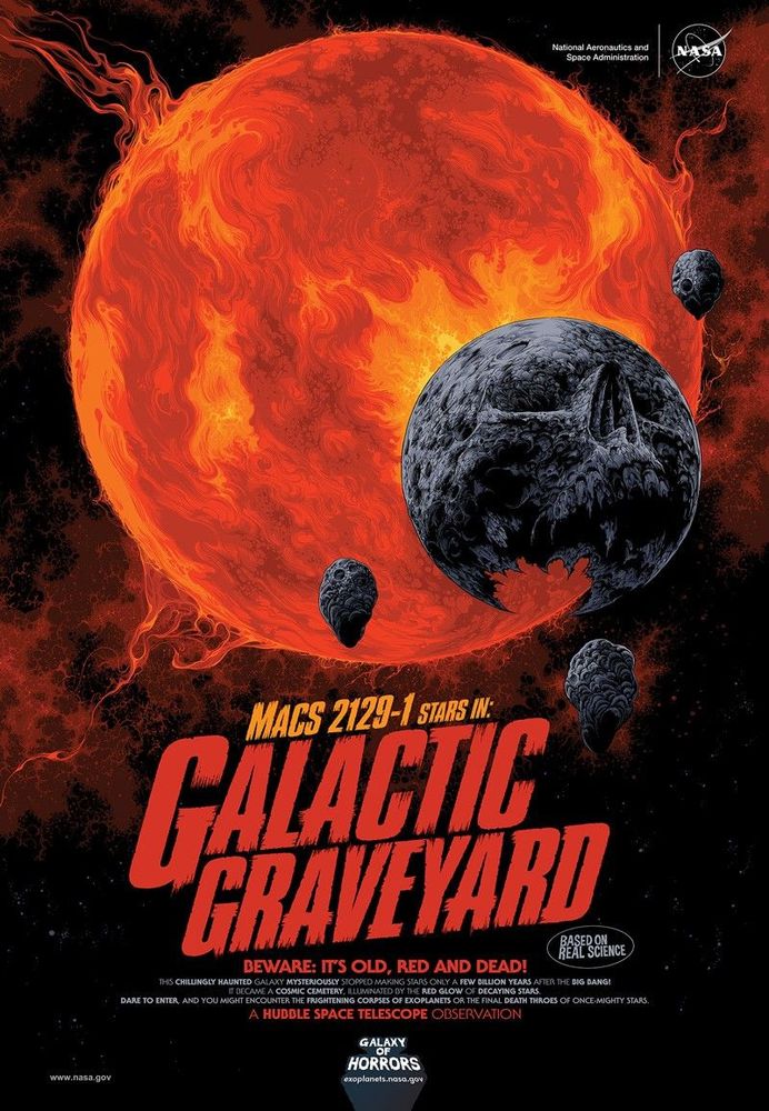 Poster "galactic graveyard"