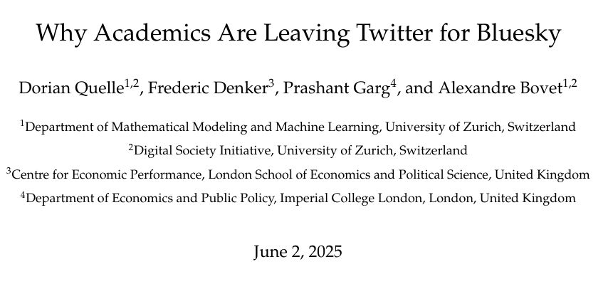 Capture d'écran de l'article "Why academics are leaving Twitter for Bluesky ?"