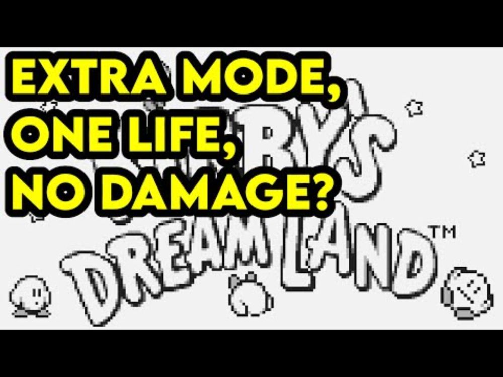 One-Hit Wonder: Surviving Kirby's Dream Land at Maximum Difficulty
