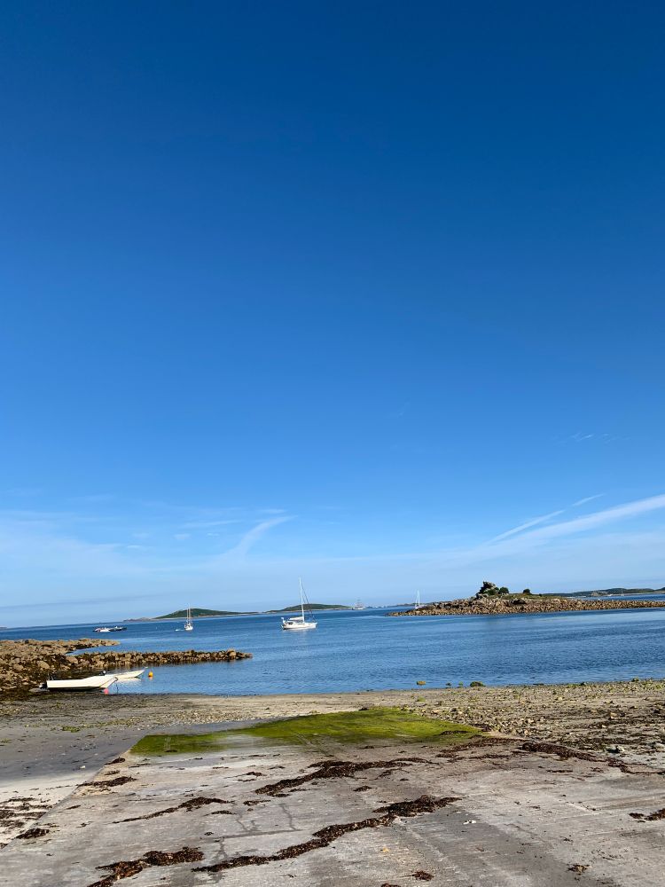Scilly Sea views on a clear summer’s day