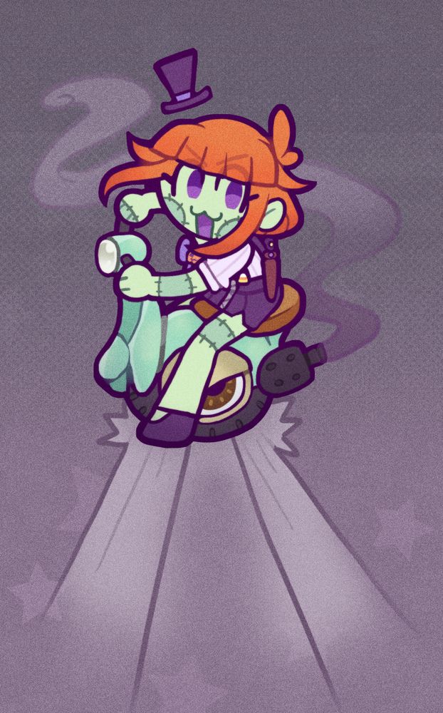 My sona, Zombie, doing the classic Akira slide with the Wheelie Scooter Air Ride!