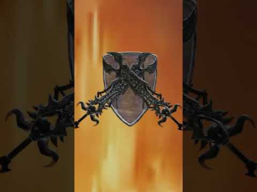 Sword and Shield Animation Vertical Template #shorts #fantasy #medieval