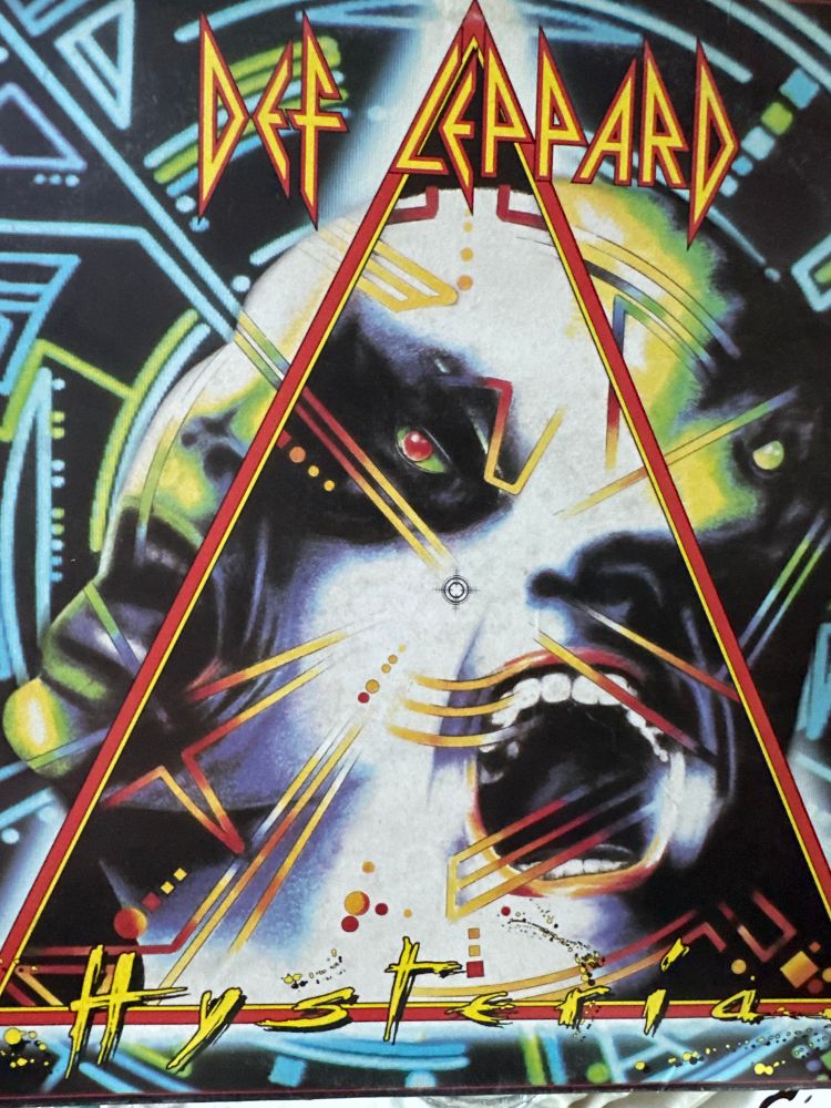 Album cover - Def Leppard - Hysteria 