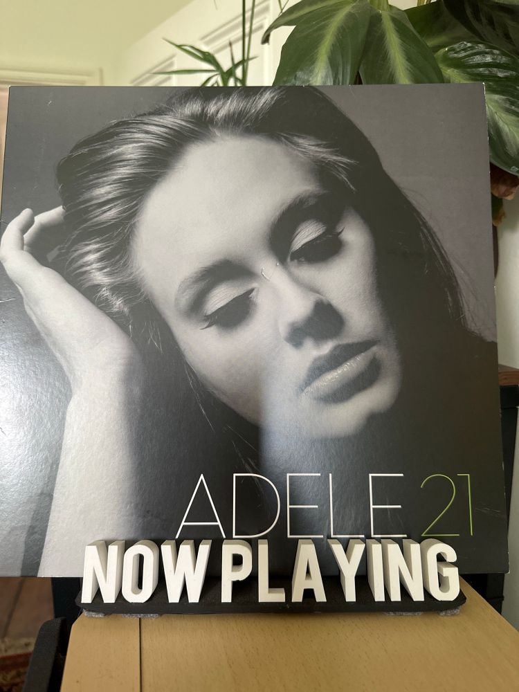 Vinyl album cover - Adele - 21