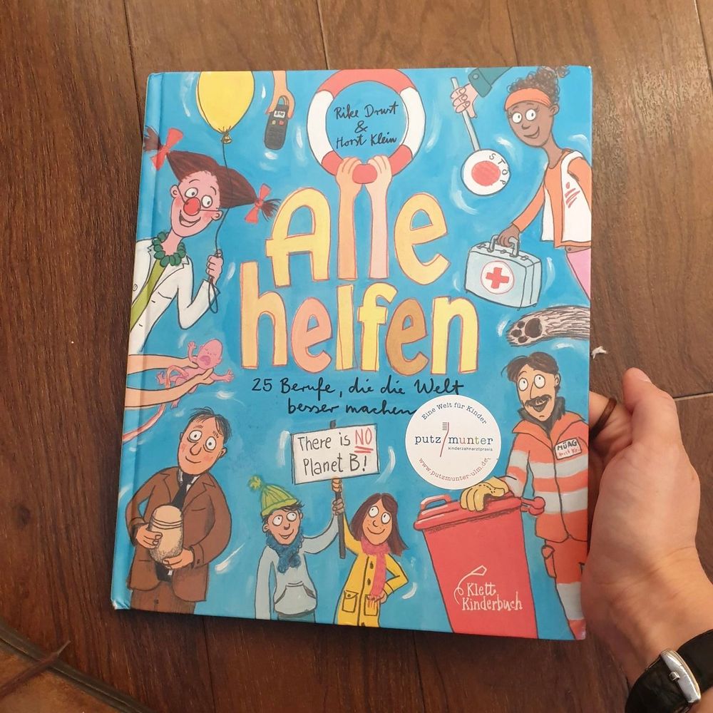 Buchcover: Alle helfen: 25 Berufe, die die Welt besser machen