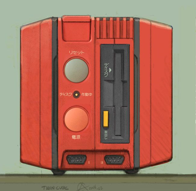 Here borrowing buttons and lettering from the Twin Famicom. 