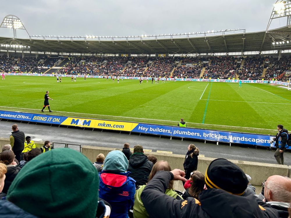 The end of Hull City’s game against Preston inside the Hull stadium 