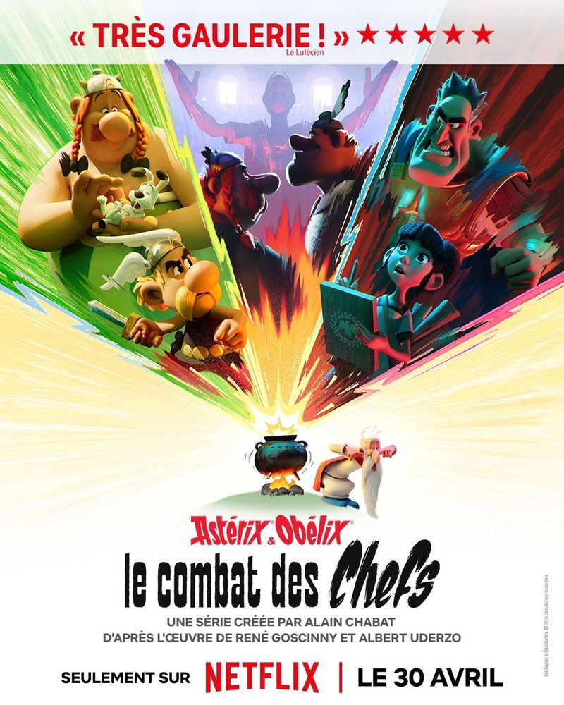 Affiche promotionnelle française d'Astérix & Obélix : Le Combat des chefs