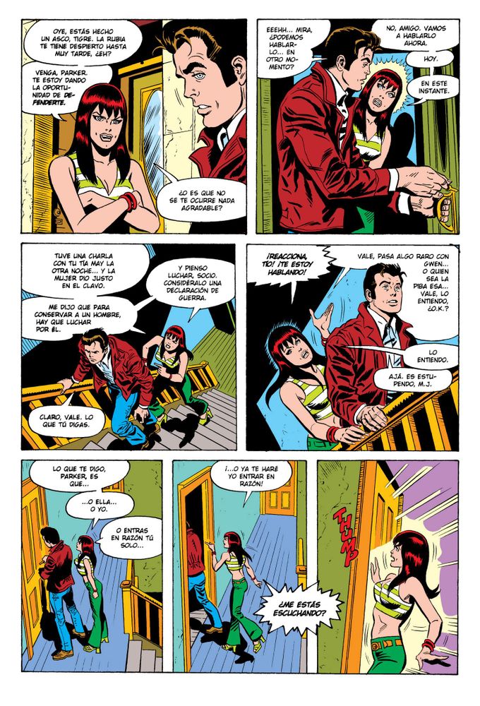 MJ telling Peter she would fight for him in ASM #148