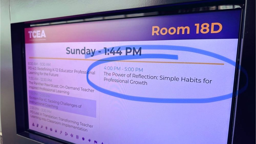Join my session on the power of reflection in Room 18D at 4:00 today!