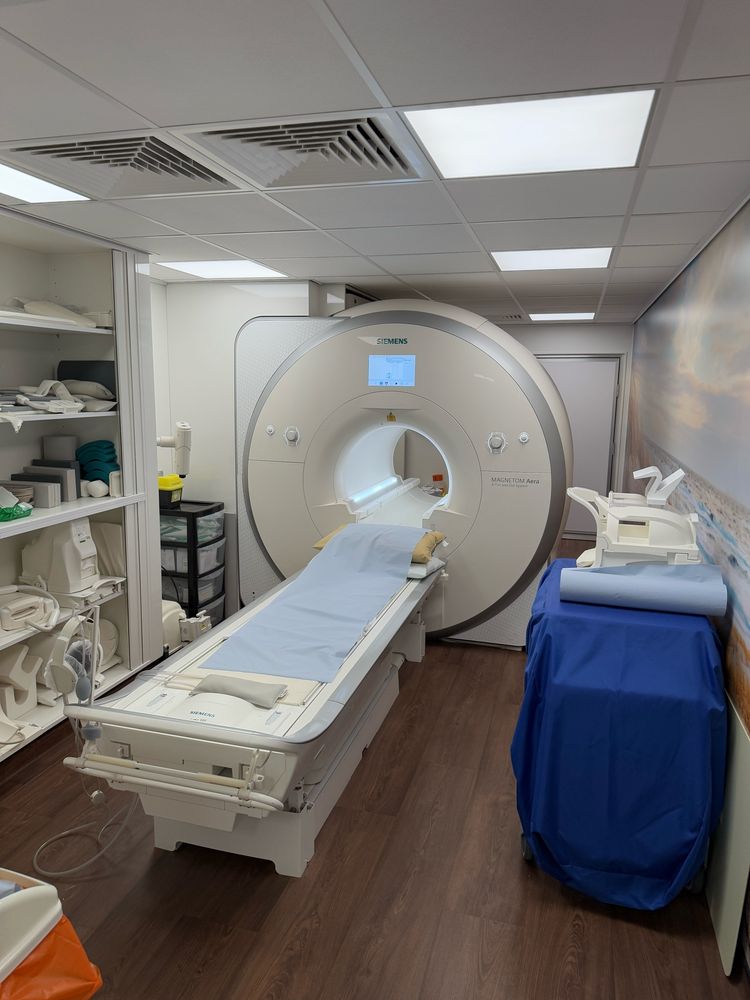 Siemens MRI Machine at Wrexham General Hospital