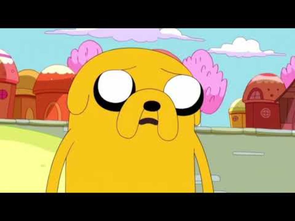 Adventure Time Hug Wolf but “hug” is censored