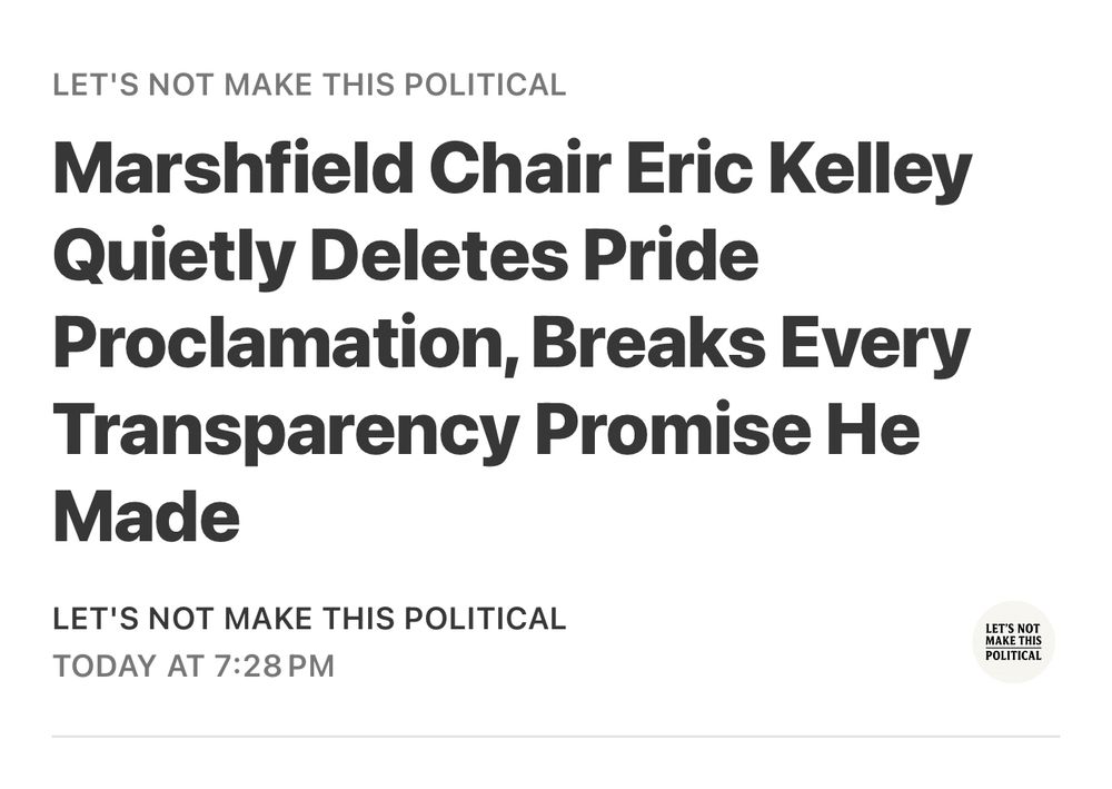 Marshfield. What are you doing? 