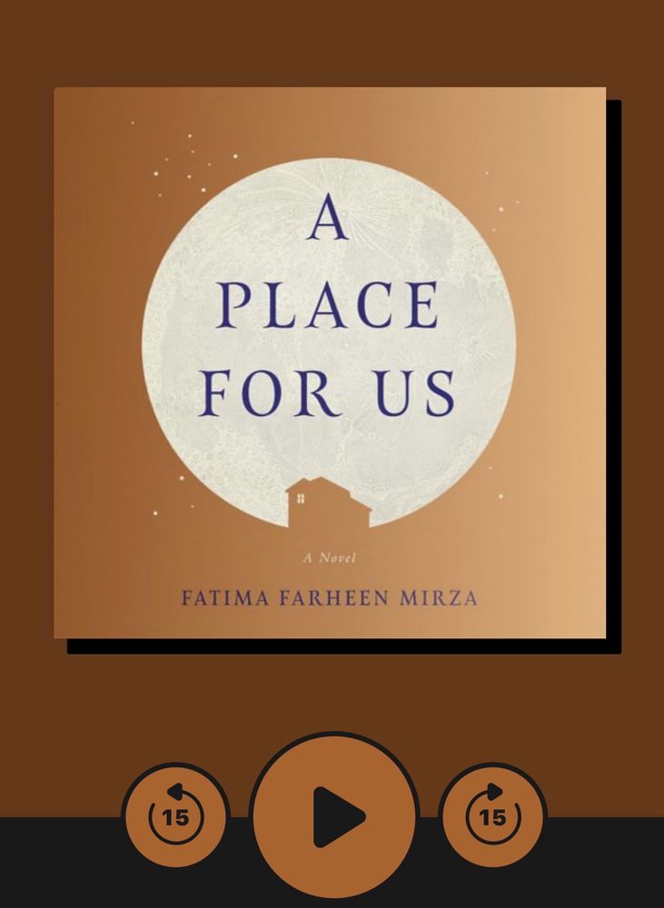 The cover for the audiobook A Place For Us by Fatima Farheen Mirza
