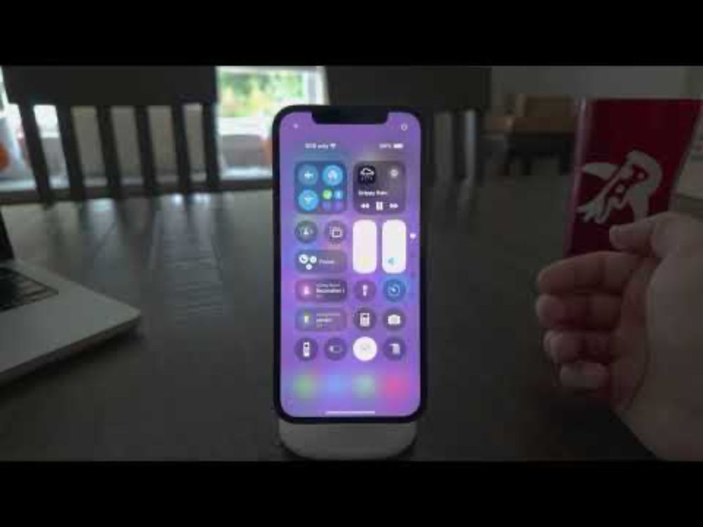 Dark Noise Control Center Widget Demo