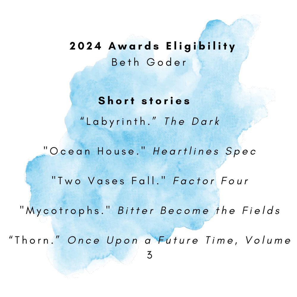 Awards eligibility post of short stories