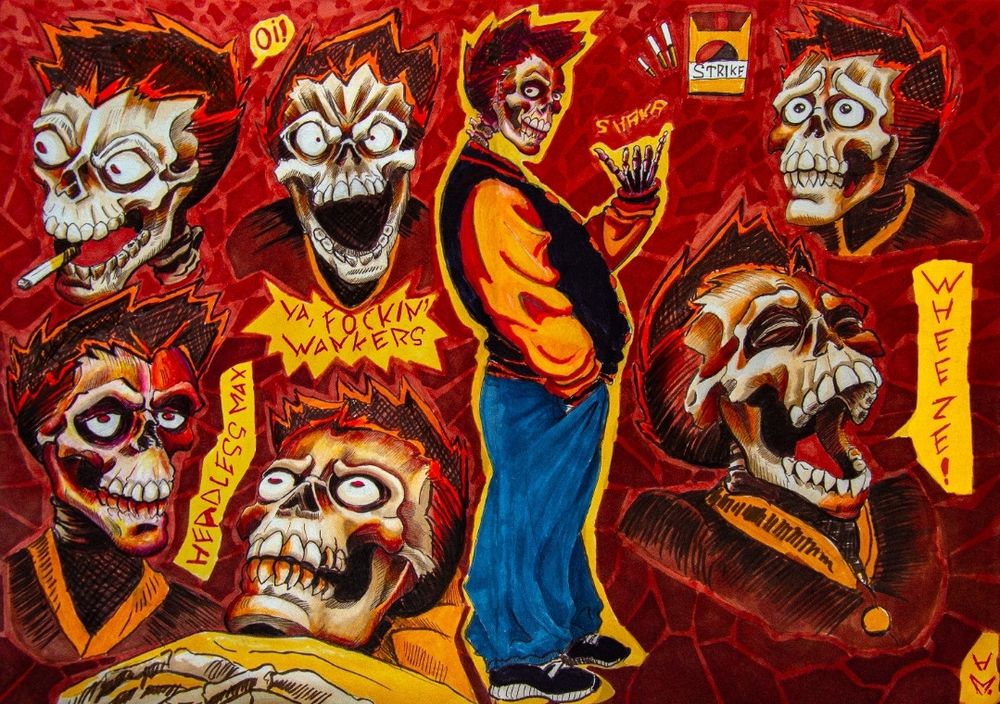 Ref sheet for my persona Max Daveran