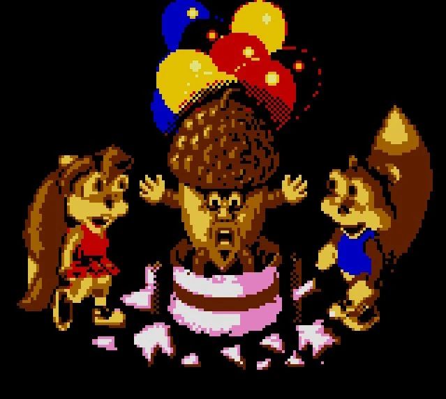 Evil Acorn crashing the party.
