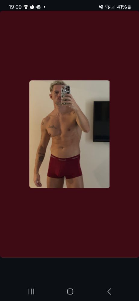 A big bulged Latvian man in snug underpants 