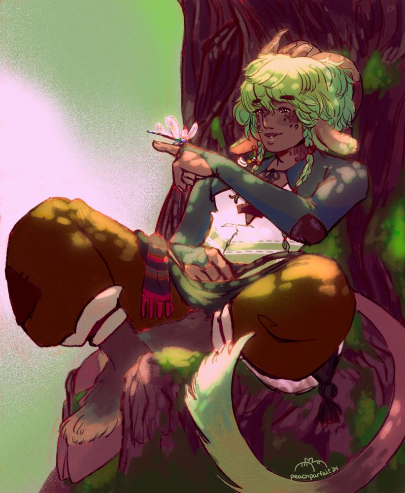 an illustration of my OC Teowyn